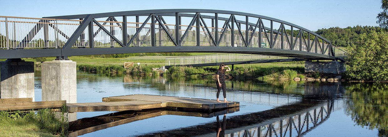 Kjællinghøl broen over Gudenåen