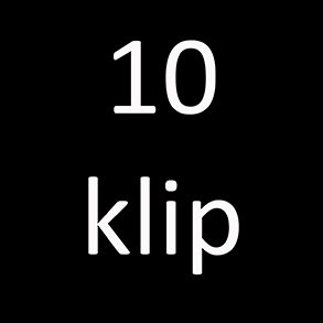 Klippekort - 10 klip