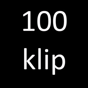 Klippekort - 100 klip