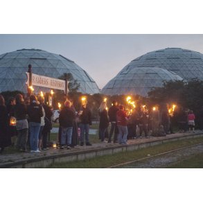 Fakkeloptog ved Randers Regnskov