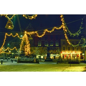 R�dhustorvet i julen 1985