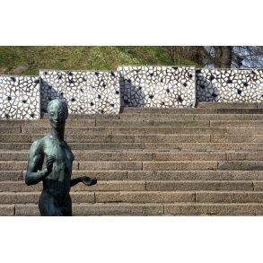 Det smukke anlg i Kolding ved indgangen til Koldinghus Slot.