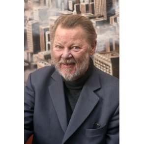 Frits Helmuth p� bes�g i Grand Teatret i Randers