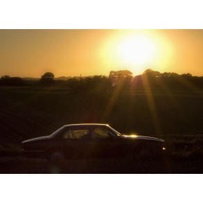 Solnedgang p� Djursland