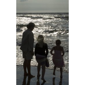 Solnedgang ved Vesterhavet