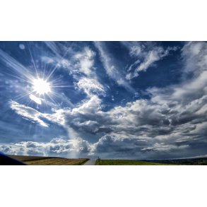 Himmel og landskab ved Clausholm