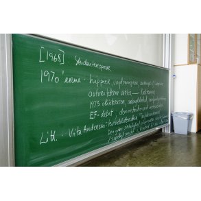 Dansk undervisning i gymnasieklasse p� Realskolen i Randers