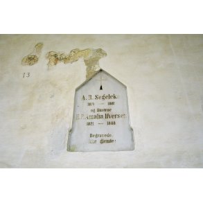 Mindeplade i Mrup kirke