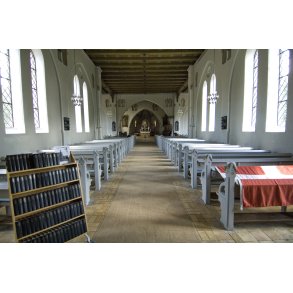 Tyrstrup kirke er kendt som 