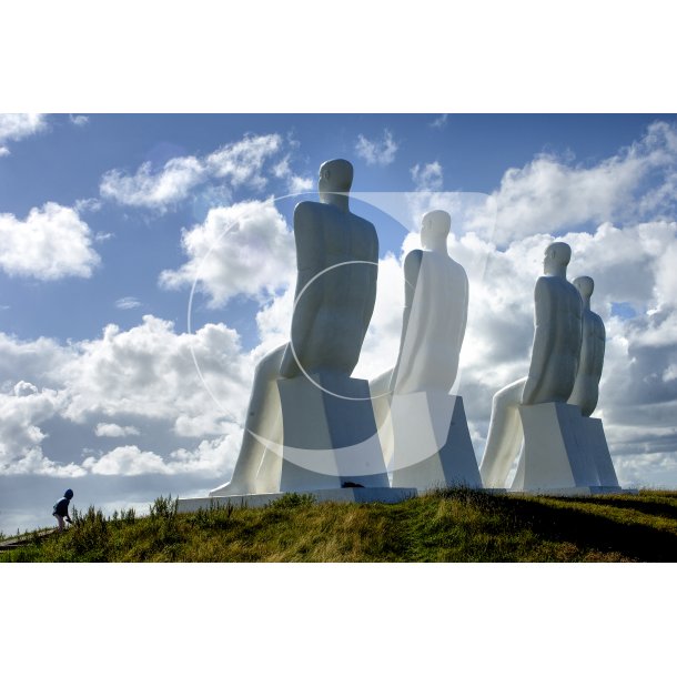 "Mennesker ved havet" opstillet nord for Esbjerg i 1995