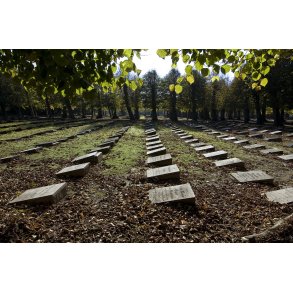 I Christiansfelds nordstlige hjrne finder man Gudsageren, Brdremenighedens kirkegrd