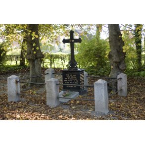 Mindesten for faldne i krigen 1849 p Gudsageren i Christiansfeld