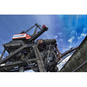 Kran p� Randers havn