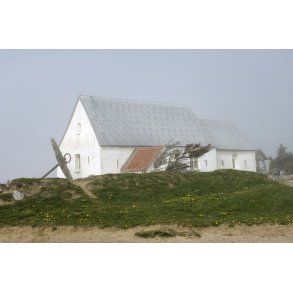 Havgus over Mrup Kirke ved Lnstrup