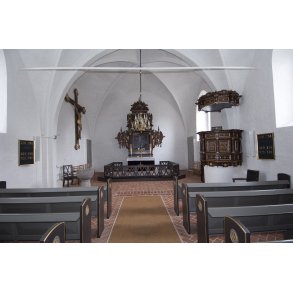 Valfartskirken Sankt Srens kirke ved Gl. Rye i Shjlandet