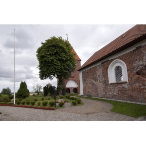 Valfartskirken Sankt Srens kirke ved Gl. Rye i Shjlandet