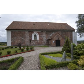 Valfartskirken Sankt Srens kirke ved Gl. Rye i Shjlandet