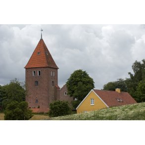 Valfartskirken Sankt Srens kirke ved Gl. Rye i Shjlandet