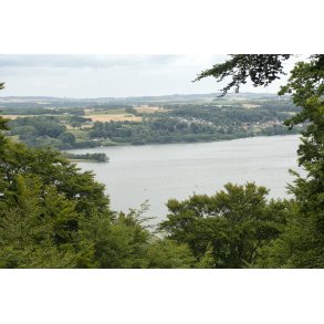 Udsigt fra Himmelbjerget over Gudenen og Juls