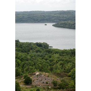 Udsigt fra Himmelbjerget over Gudenen og Juls