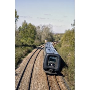 Jernbane ved Fladbro