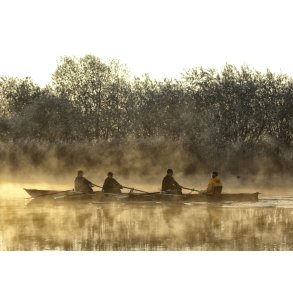 Mosekonen brygger ved Guden�en