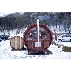 Sauna til vinterbadning ved Mariager Fjord t�t p� Hobro