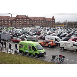 Parkering ved Arena Randers