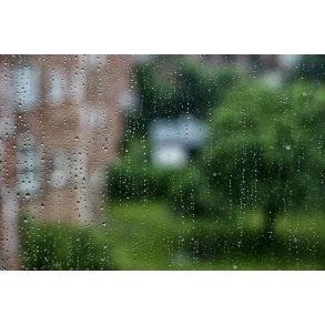 Regn p� ruden i Randers