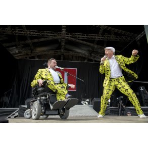 Simon TJ og Jacob Haugaard ved Gr�n Koncert i Randers