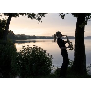 Morgen blues ved Fussing S�