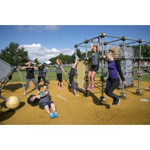 Morgentr�ning i Tronholmparken