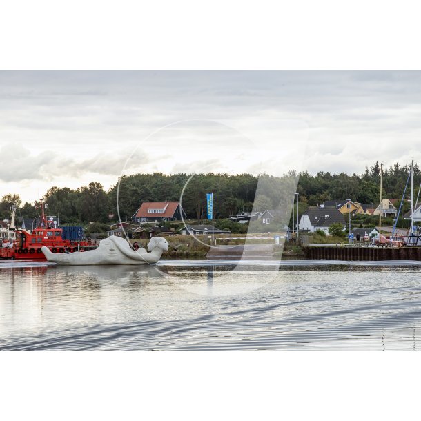 Life Boat en tidlig morgen i Udbyhj havn ved Randers Fjord