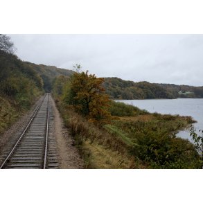 Mariager-Handest Veteranjernbane langs Mariager Fjord