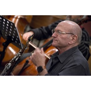 David Liebman �ver med Randers Kammerorkester i Sct. Mortens Hus i Randers