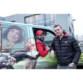 Mick �gendahl og Rasmus Heide leger cykeltyve i Randers