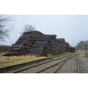 Sveller ved Handest station p� Mariager-Handest veteranjernbane