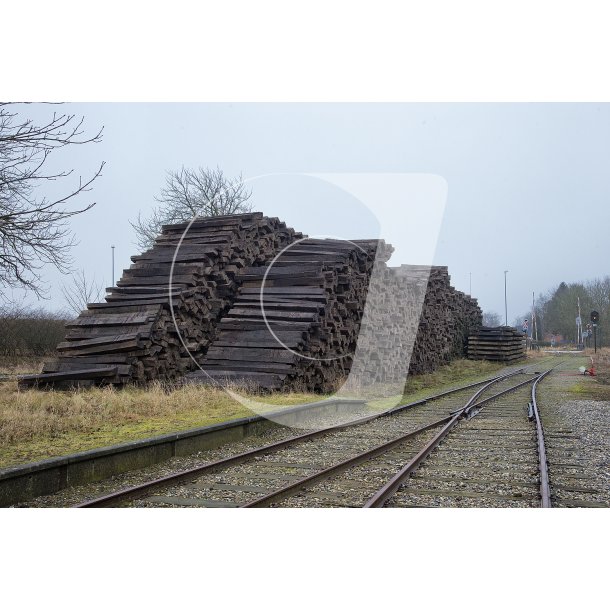 Sveller ved Handest station p Mariager-Handest veteranjernbane