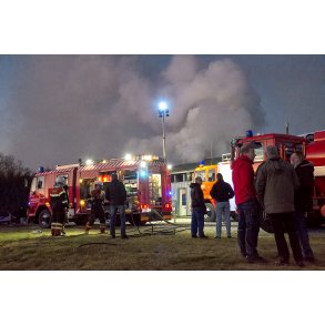 Brand i Haslund ved Randers