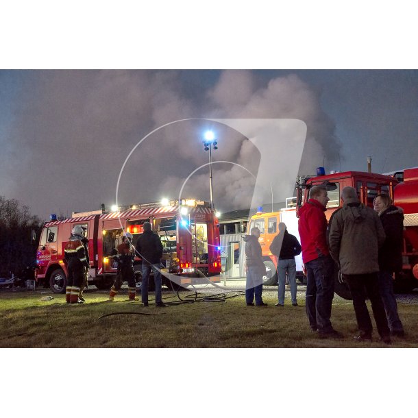 Brand i Haslund ved Randers