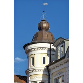 T�rn med kobbertag i �stergade