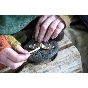 Smykkeh�ndv�rk fra Vikingetiden ved Ringborgen Fyrkat ved Hobro