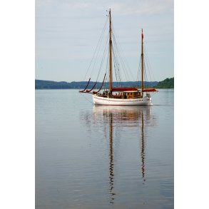 Sejlskib p Mariager Fjord