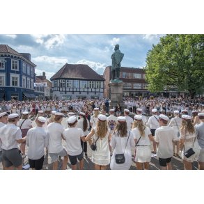 Studenter p� R�dhustorvet