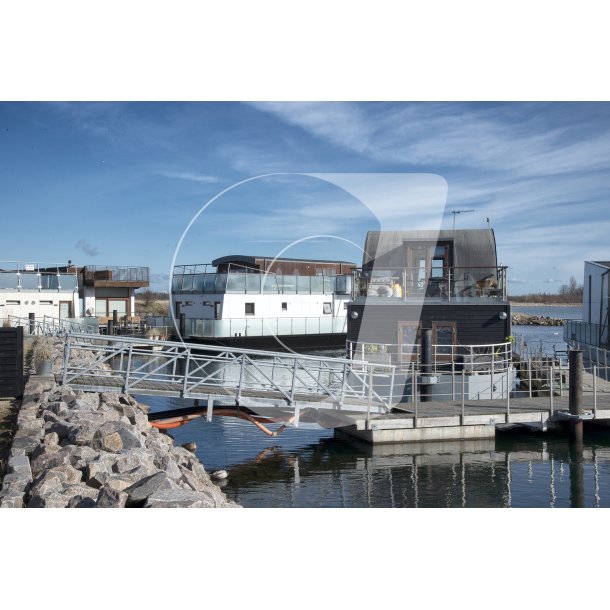 Husbde ved havnen i Nykbing Sjlland