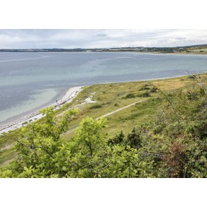 Udsigt fra Jernhatten p Djurslands stkyst