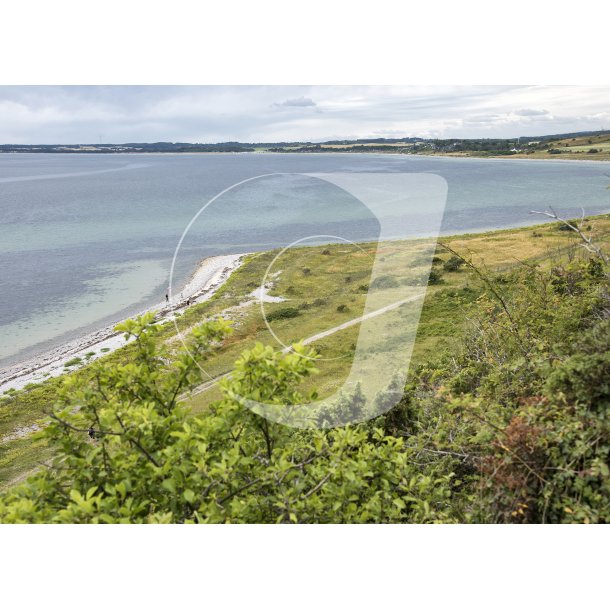 Udsigt fra Jernhatten p Djurslands stkyst