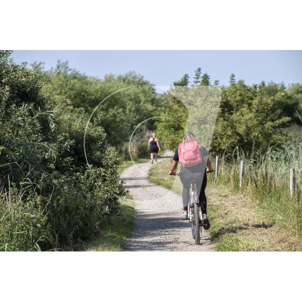 Pramdragerstien langs med Gudenen ved Randers