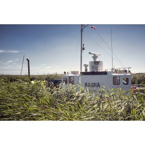 Mellerup-Voer f�rgen Ragna p� vej ud fra Mellerup