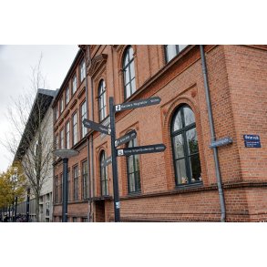 Randers gl. Tekniske skole liggger ved �stervold og er nu sammenbygget med Kulturhuset